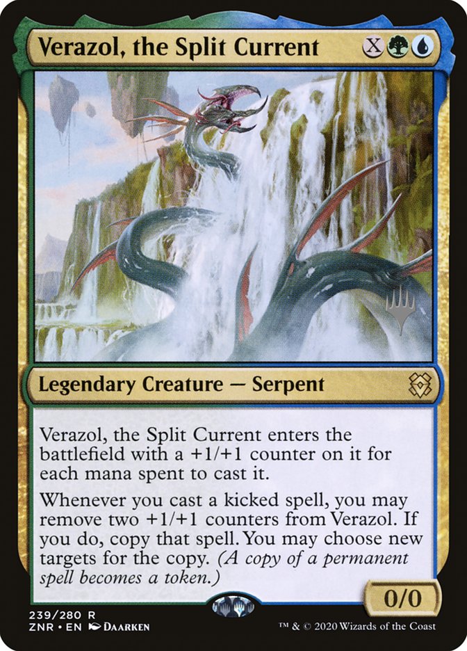 Verazol, the Split Current (Promo Pack) [Zendikar Rising Promos] | Dragon's Lair Comics and Fantasy Houston TX