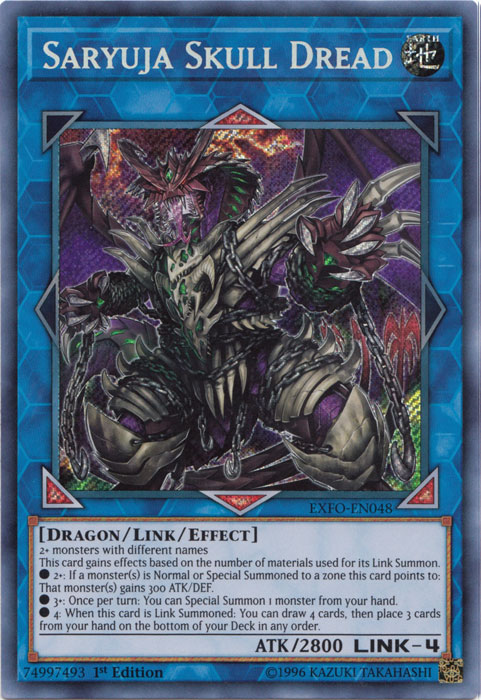 Saryuja Skull Dread [EXFO-EN048] Secret Rare | Dragon's Lair Comics and Fantasy Houston TX