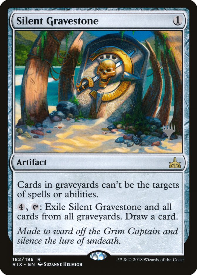 Silent Gravestone (Promo Pack) [Rivals of Ixalan Promos] | Dragon's Lair Comics and Fantasy Houston TX