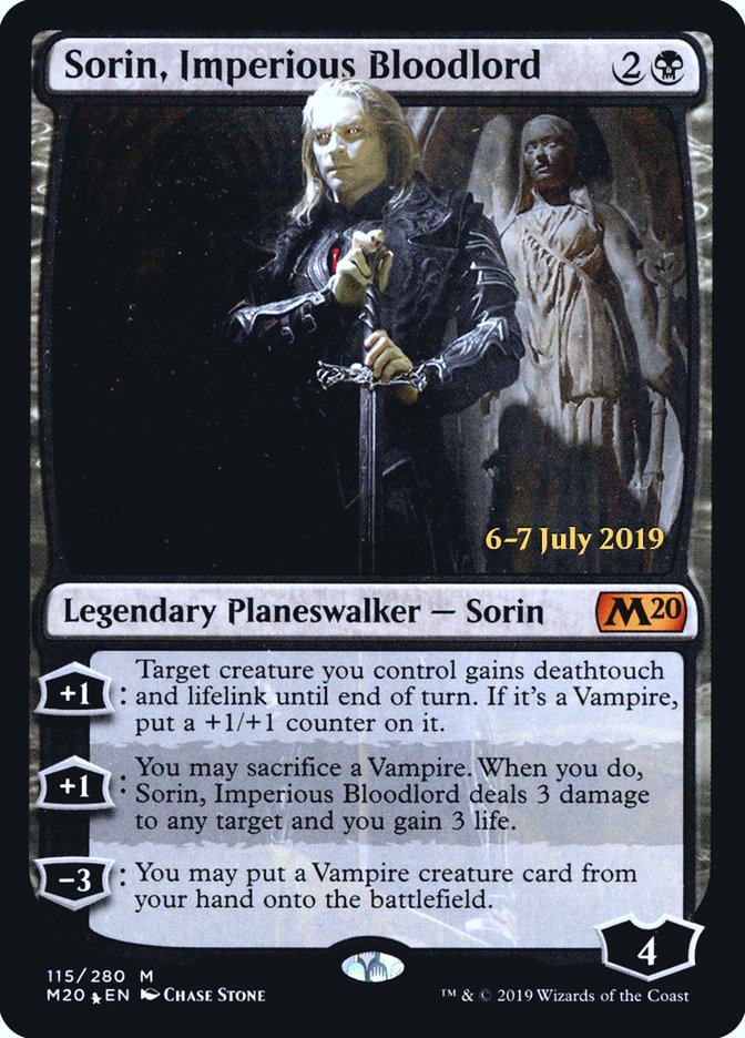 Sorin, Imperious Bloodlord [Core Set 2020 Prerelease Promos] | Dragon's Lair Comics and Fantasy Houston TX