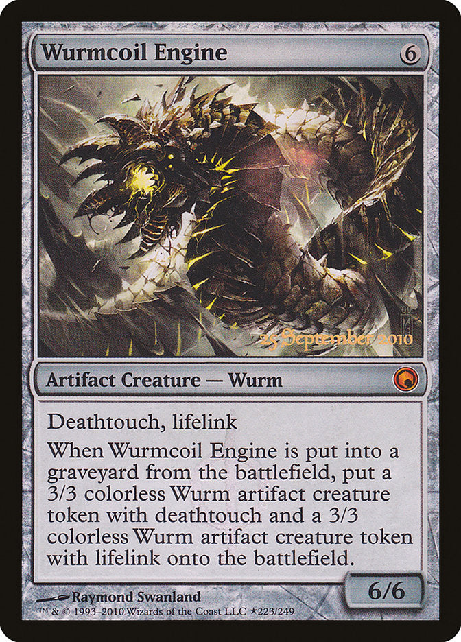 Wurmcoil Engine [Scars of Mirrodin Prerelease Promos] | Dragon's Lair Comics and Fantasy Houston TX