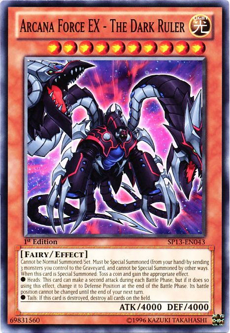 Arcana Force EX - The Dark Ruler [SP13-EN043] Common | Dragon's Lair Comics and Fantasy Houston TX