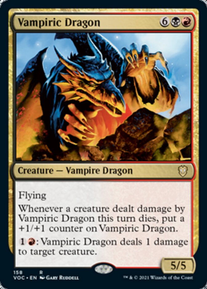 Vampiric Dragon [Innistrad: Crimson Vow Commander] | Dragon's Lair Comics and Fantasy Houston TX