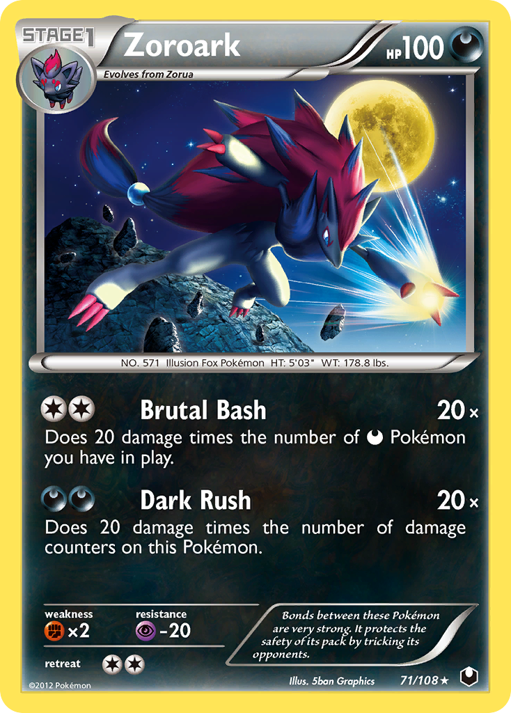 Zoroark (71/108) [Black & White: Dark Explorers] | Dragon's Lair Comics and Fantasy Houston TX