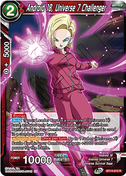 Android 18, Universe 7 Challenger (BT14-013) [Cross Spirits] | Dragon's Lair Comics and Fantasy Houston TX