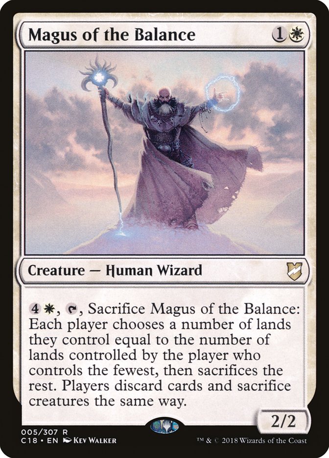 Magus of the Balance [Commander 2018] | Dragon's Lair Comics and Fantasy Houston TX