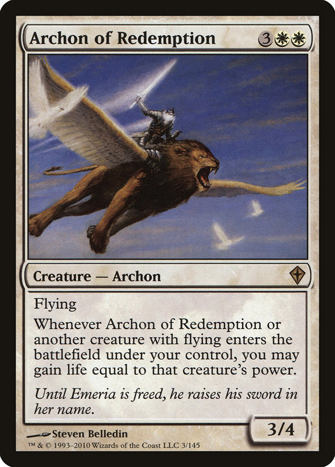 Archon of Redemption [Worldwake] | Dragon's Lair Comics and Fantasy Houston TX