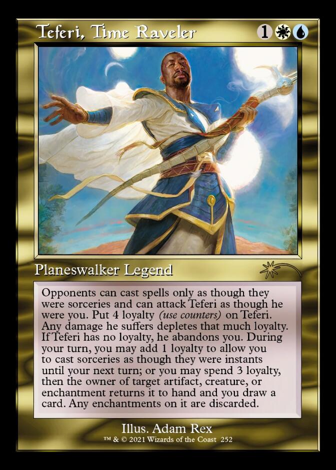 Teferi, Time Raveler (Retro) [Secret Lair Drop Series] | Dragon's Lair Comics and Fantasy Houston TX