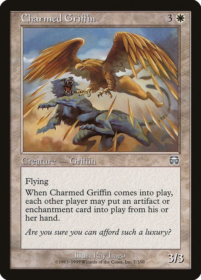 Charmed Griffin [Mercadian Masques] | Dragon's Lair Comics and Fantasy Houston TX