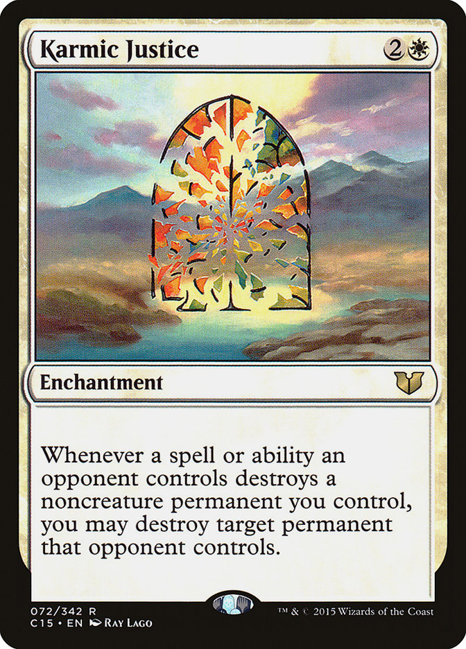 Karmic Justice [Commander 2015] | Dragon's Lair Comics and Fantasy Houston TX