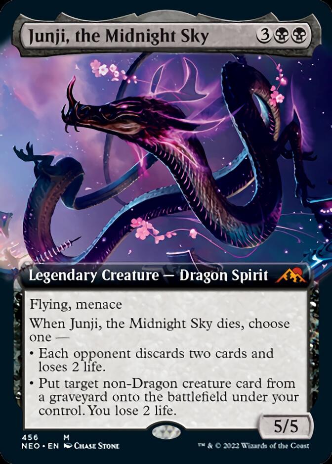 Junji, the Midnight Sky (Extended Art) [Kamigawa: Neon Dynasty] | Dragon's Lair Comics and Fantasy Houston TX