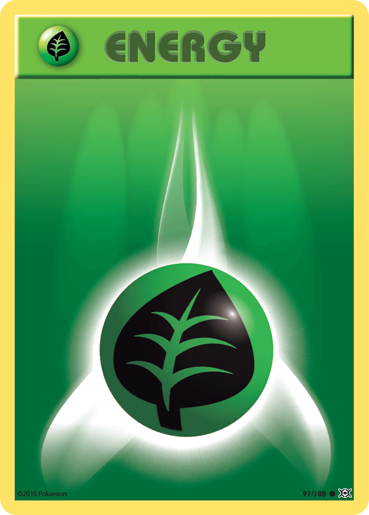 Grass Energy (91/108) [XY: Evolutions] | Dragon's Lair Comics and Fantasy Houston TX