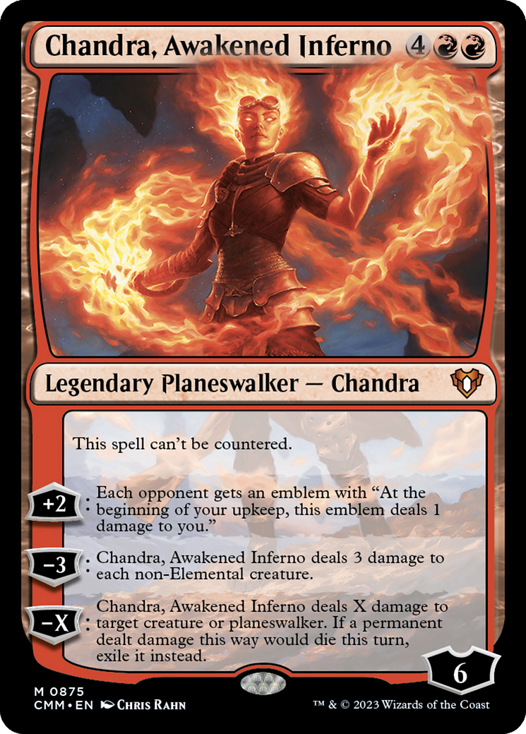 Chandra, Awakened Inferno [Commander Masters] | Dragon's Lair Comics and Fantasy Houston TX