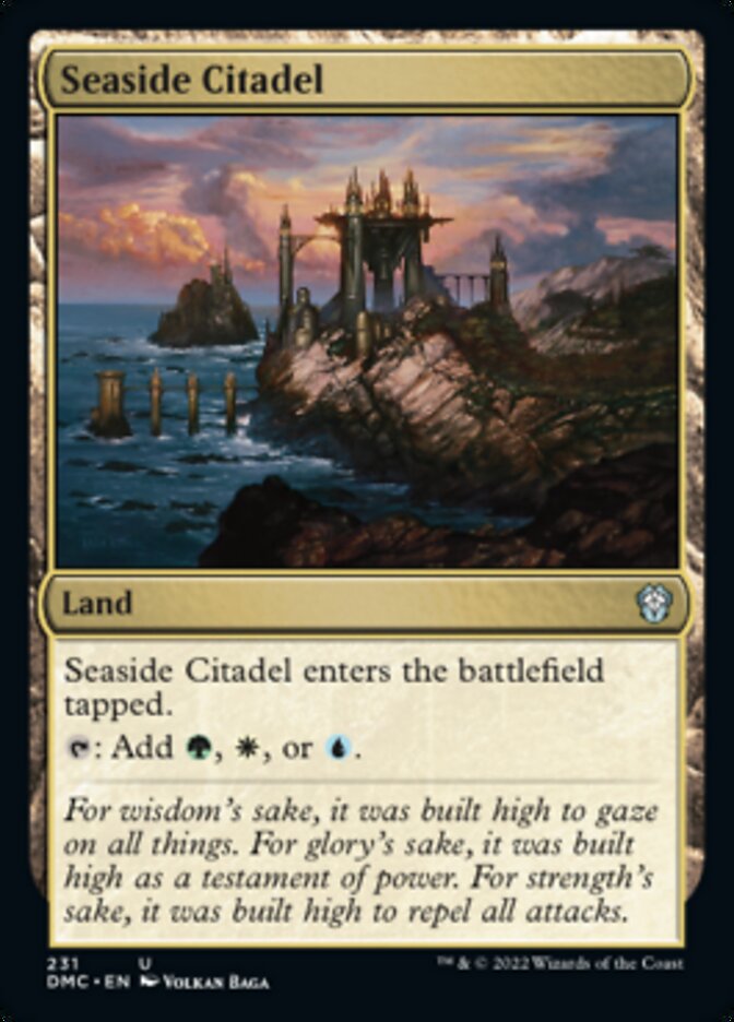 Seaside Citadel [Dominaria United Commander] | Dragon's Lair Comics and Fantasy Houston TX