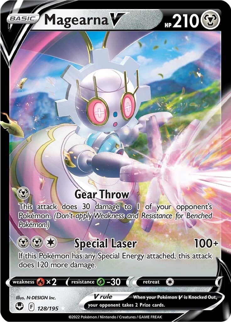 Magearna V (128/195) [Sword & Shield: Silver Tempest] | Dragon's Lair Comics and Fantasy Houston TX