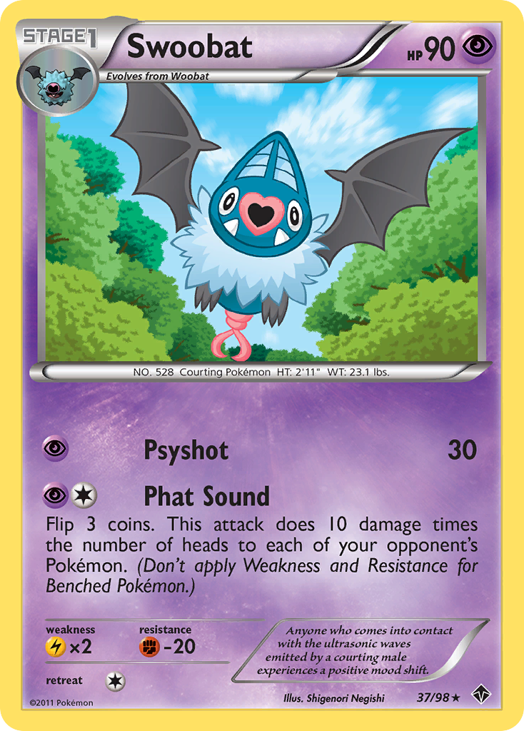 Swoobat (37/98) [Black & White: Emerging Powers] | Dragon's Lair Comics and Fantasy Houston TX