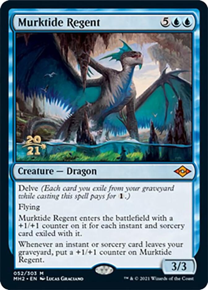 Murktide Regent [Modern Horizons 2 Prerelease Promos] | Dragon's Lair Comics and Fantasy Houston TX