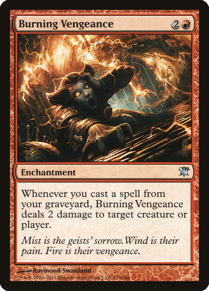 Burning Vengeance [Innistrad] | Dragon's Lair Comics and Fantasy Houston TX