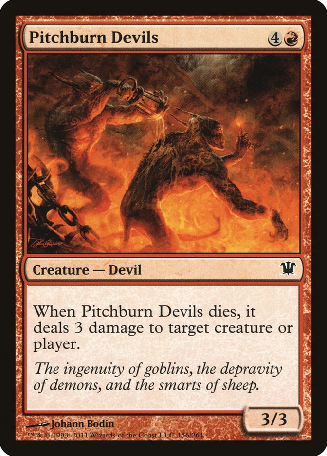 Pitchburn Devils [Innistrad] | Dragon's Lair Comics and Fantasy Houston TX