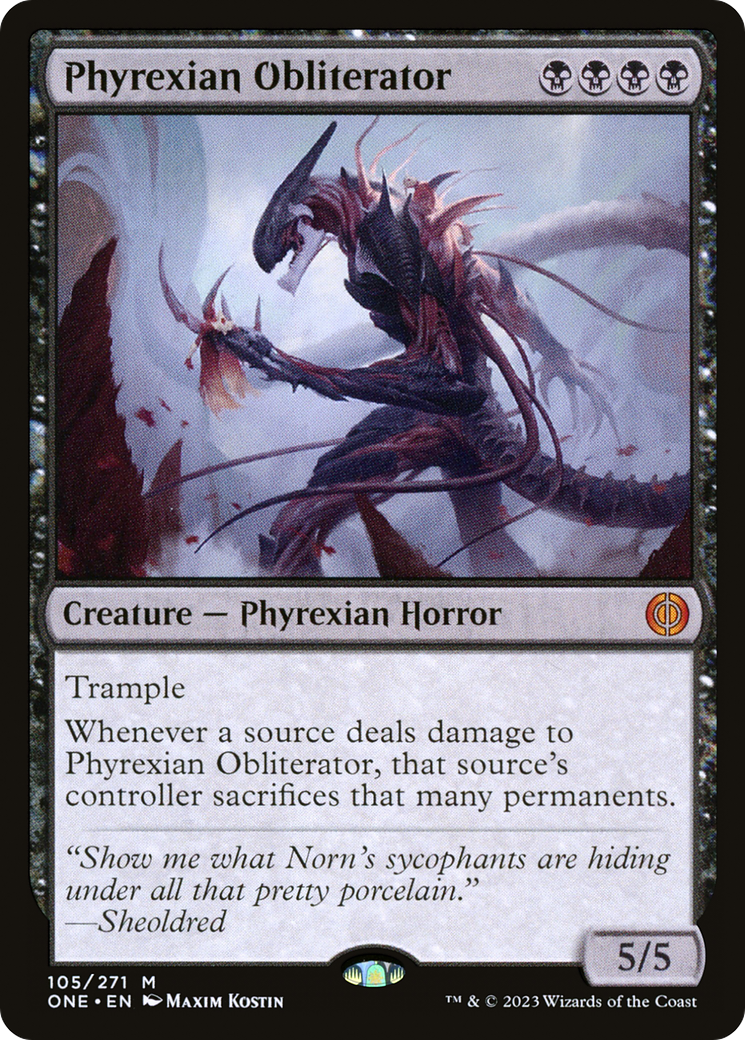 Phyrexian Obliterator [Phyrexia: All Will Be One] | Dragon's Lair Comics and Fantasy Houston TX