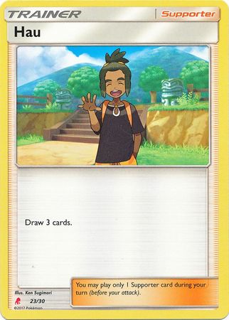 Hau (23/30) [Sun & Moon: Trainer Kit - Lycanroc] | Dragon's Lair Comics and Fantasy Houston TX