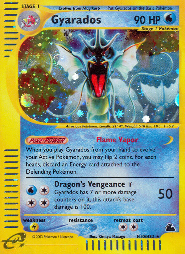 Gyarados (H10/H32) [Skyridge] | Dragon's Lair Comics and Fantasy Houston TX