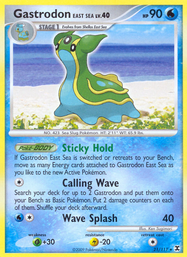 Gastrodon East Sea (21/111) [Platinum: Rising Rivals] | Dragon's Lair Comics and Fantasy Houston TX