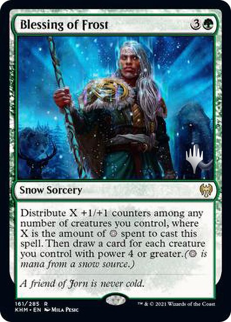 Blessing of Frost (Promo Pack) [Kaldheim Promos] | Dragon's Lair Comics and Fantasy Houston TX