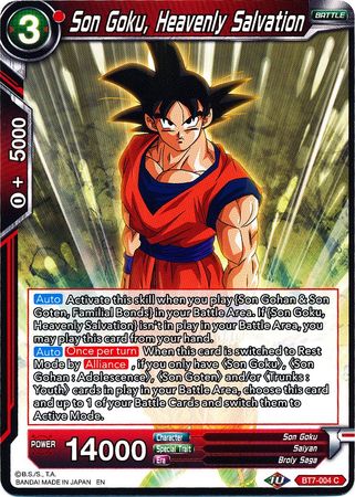 Son Goku, Heavenly Salvation (BT7-004) [Assault of the Saiyans] | Dragon's Lair Comics and Fantasy Houston TX