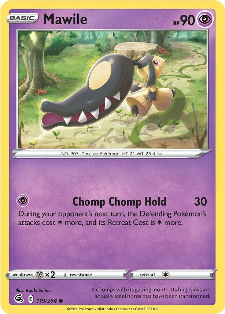 Mawile (119/264) [Sword & Shield: Fusion Strike] | Dragon's Lair Comics and Fantasy Houston TX