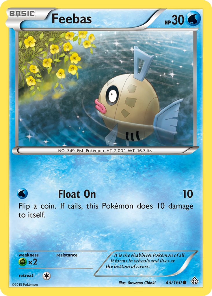 Feebas (43/160) [XY: Primal Clash] | Dragon's Lair Comics and Fantasy Houston TX