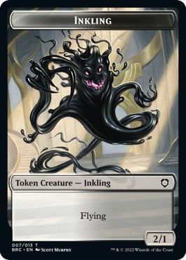 Mishra's Warform // Inkling Double-Sided Token [The Brothers' War Commander Tokens] | Dragon's Lair Comics and Fantasy Houston TX