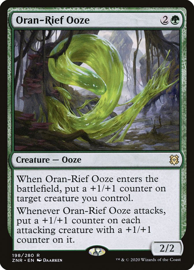 Oran-Rief Ooze [Zendikar Rising] | Dragon's Lair Comics and Fantasy Houston TX