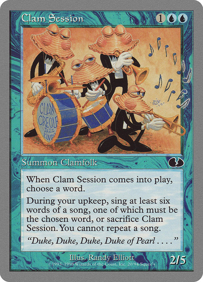 Clam Session [Unglued] | Dragon's Lair Comics and Fantasy Houston TX