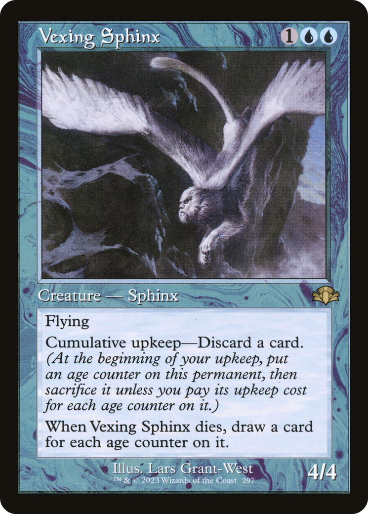 Vexing Sphinx (Retro) [Dominaria Remastered] | Dragon's Lair Comics and Fantasy Houston TX