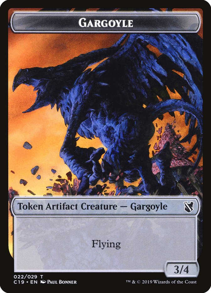 Gargoyle Token [Commander 2019 Tokens] | Dragon's Lair Comics and Fantasy Houston TX