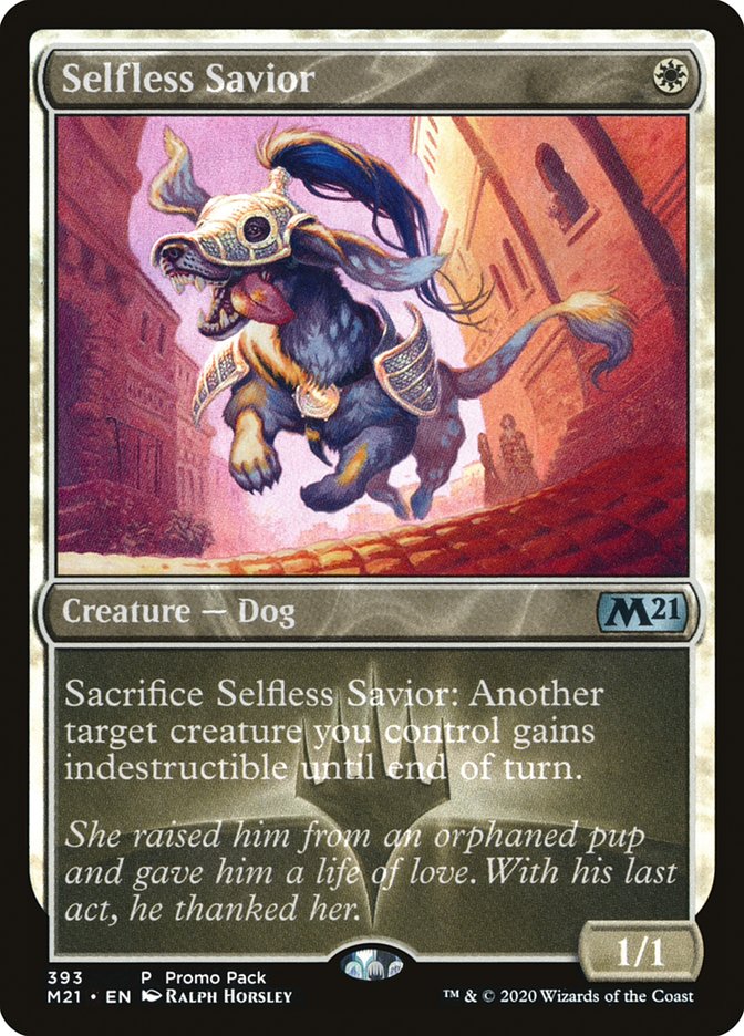 Selfless Savior (Promo Pack) [Core Set 2021 Promos] | Dragon's Lair Comics and Fantasy Houston TX