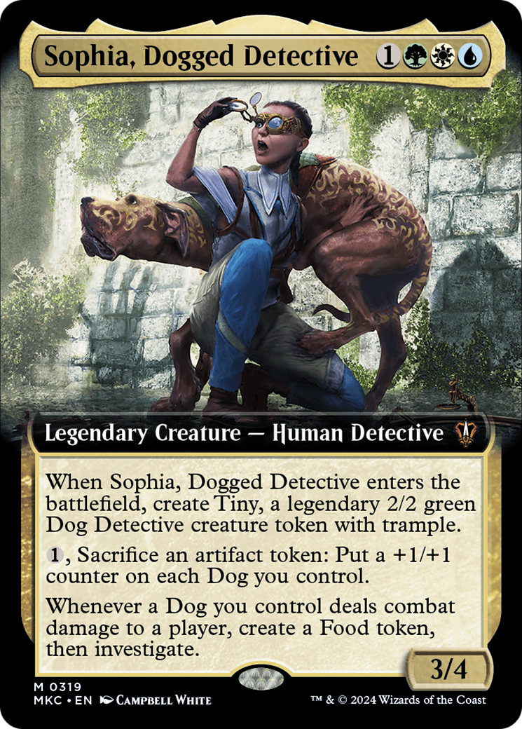 Sophia, Dogged Detective (Extended Art) [Murders at Karlov Manor Commander] | Dragon's Lair Comics and Fantasy Houston TX