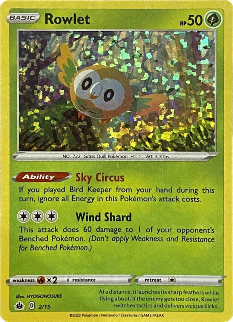 Rowlet (2/15) [McDonald's Promos: Match Battle] | Dragon's Lair Comics and Fantasy Houston TX