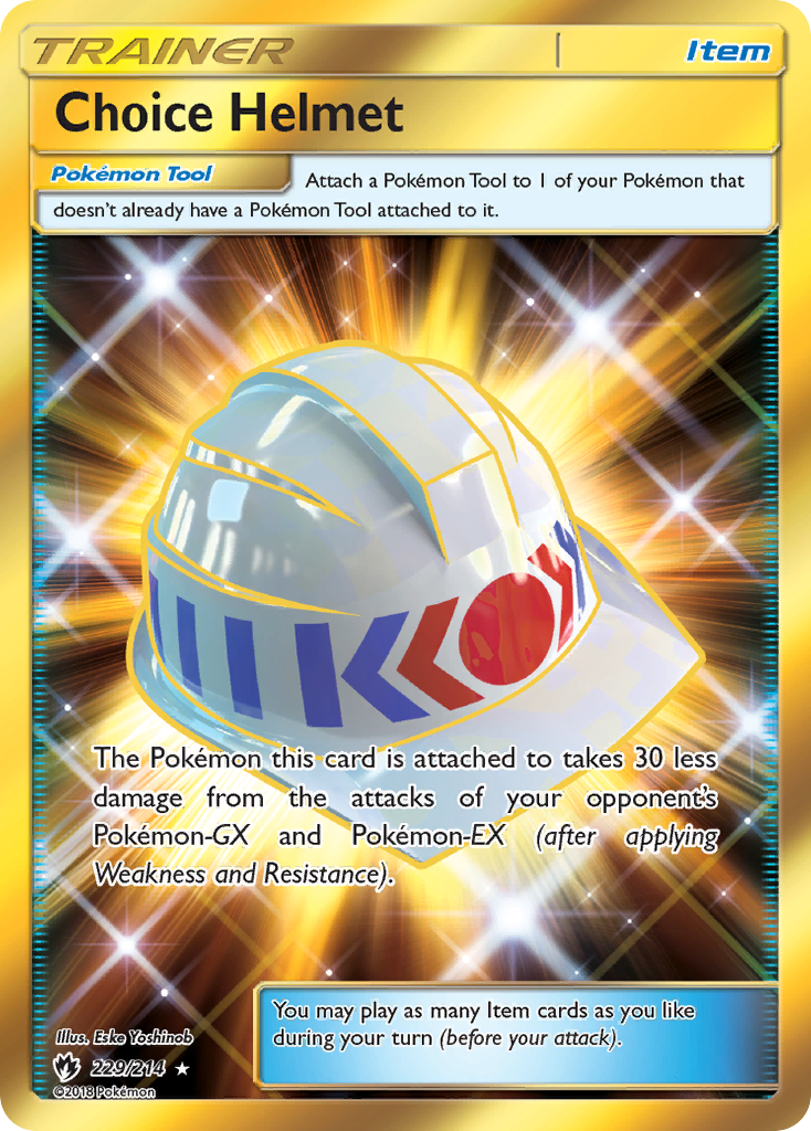 Choice Helmet (229/214) [Sun & Moon: Lost Thunder] | Dragon's Lair Comics and Fantasy Houston TX