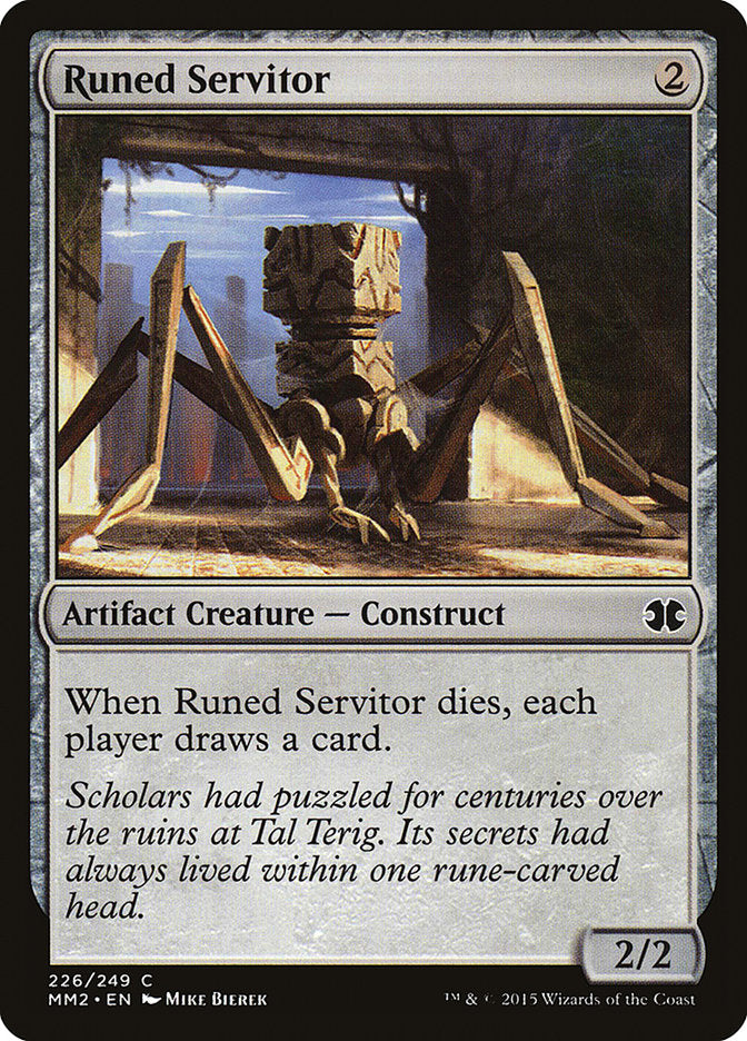 Runed Servitor [Modern Masters 2015] | Dragon's Lair Comics and Fantasy Houston TX