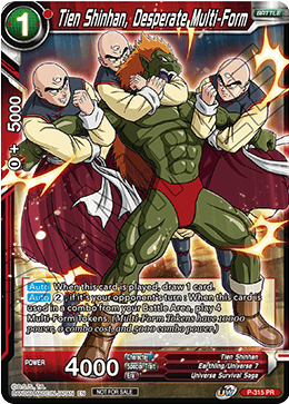 Tien Shinhan, Desperate Multi-Form (P-315) [Tournament Promotion Cards] | Dragon's Lair Comics and Fantasy Houston TX