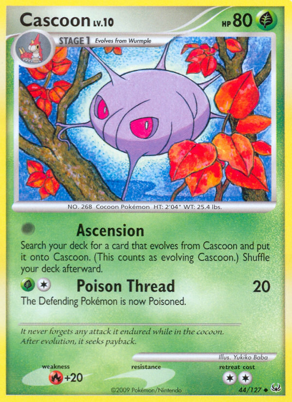 Cascoon (44/127) [Platinum: Base Set] | Dragon's Lair Comics and Fantasy Houston TX