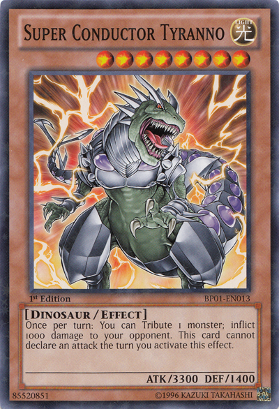 Super Conductor Tyranno [BP01-EN013] Starfoil Rare | Dragon's Lair Comics and Fantasy Houston TX