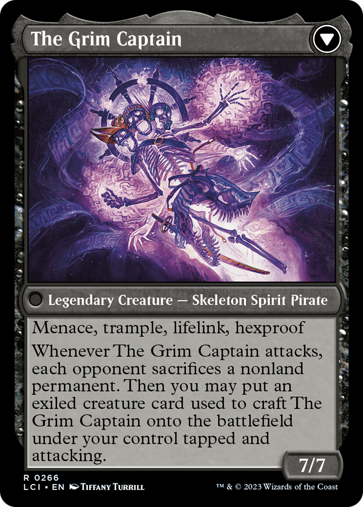 Throne of the Grim Captain // The Grim Captain [The Lost Caverns of Ixalan Prerelease Cards] | Dragon's Lair Comics and Fantasy Houston TX