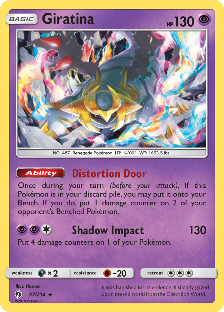 Giratina (97/214) [Sun & Moon: Lost Thunder] | Dragon's Lair Comics and Fantasy Houston TX