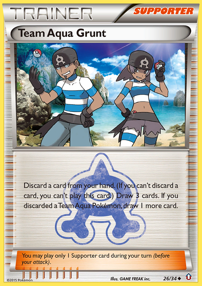 Team Aqua Grunt (26/34) [XY: Double Crisis] | Dragon's Lair Comics and Fantasy Houston TX