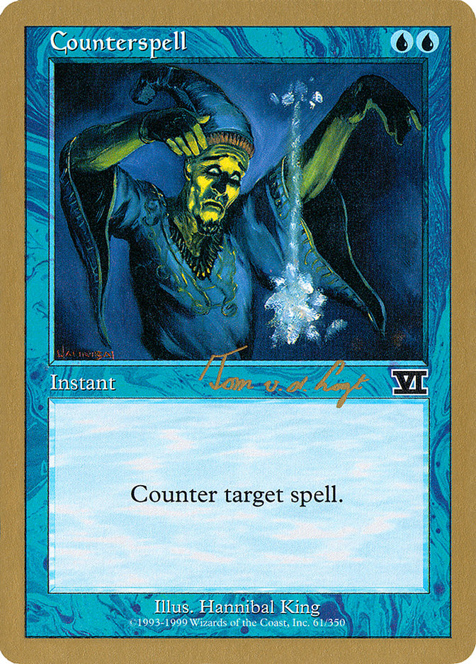 Counterspell (Tom van de Logt) [World Championship Decks 2000] | Dragon's Lair Comics and Fantasy Houston TX