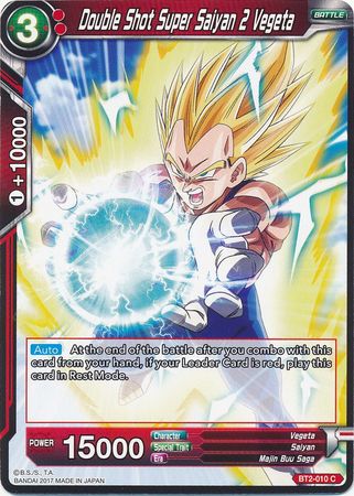 Double Shot Super Saiyan 2 Vegeta (BT2-010) [Union Force] | Dragon's Lair Comics and Fantasy Houston TX