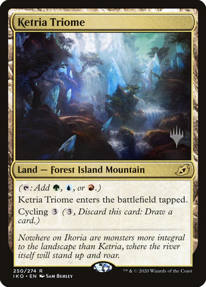 Ketria Triome (Promo Pack) [Ikoria: Lair of Behemoths Promos] | Dragon's Lair Comics and Fantasy Houston TX